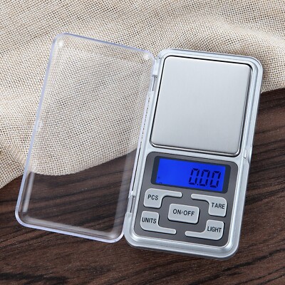 Pocket Jewelry Scale Digital Display Small Mini Scale Weight Scale Units Change