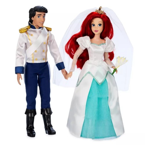 New Ariel and Eric Wedding Doll Set – The Little Mermaid. American Import. - Picture 2 of 11