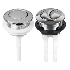 38mm Toilet Tank Button Single/Dual Push Replacement Flush Buttons Bathroom Tool