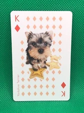Yorkishire Terrier Diamond  K THE DOG Playing card  Artlist Collection Japan