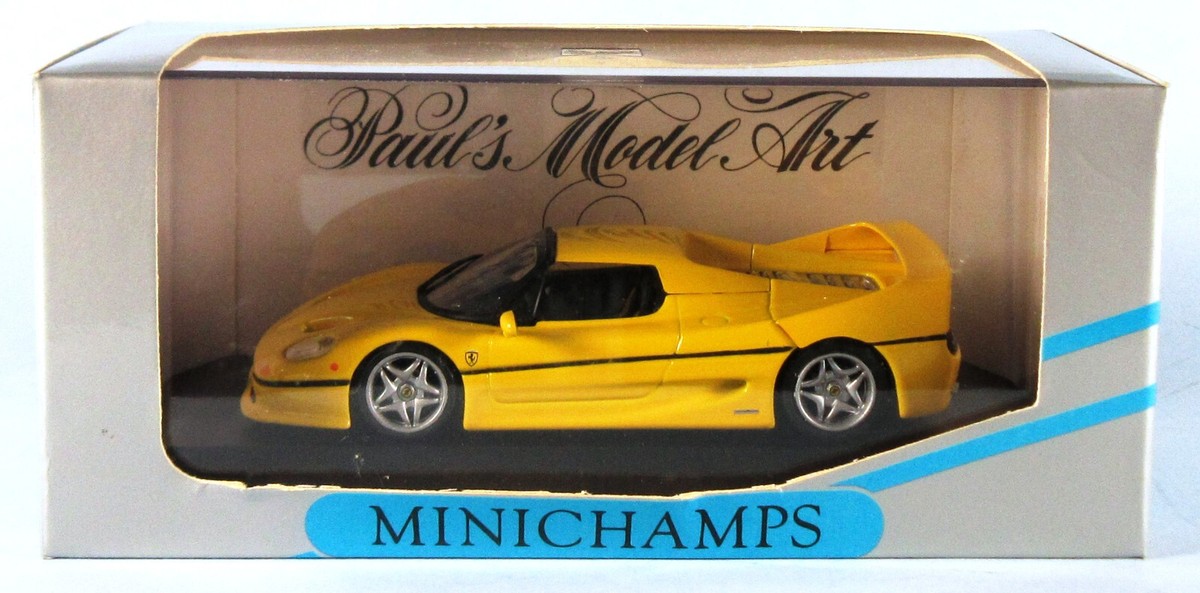 MINICHAMPS Ferrari F50 1995 イエロー 1/43 MINICHAMPS 1995 Ferrari F50 (Yellow) 1/43 Scale Diecast