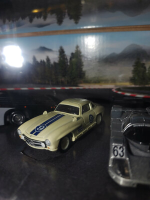 Hot Wheels Premium 300 SL Yellow #9 Gull Wing Mercedes Set Loose
