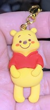 Large Winnie The Pooh Charm Zipper Pull  Keychain Add On Clip 