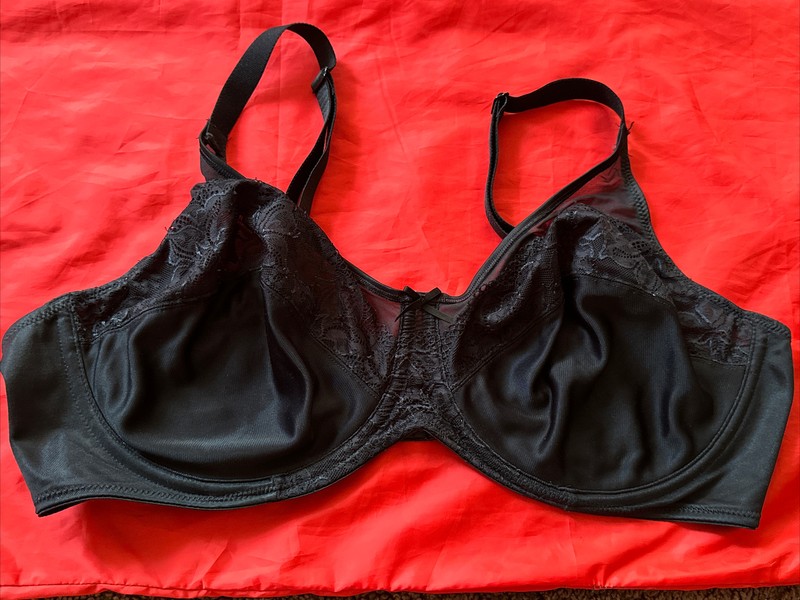 BLACK  Lilyette Bra US 42DD~ Comfy & Cute