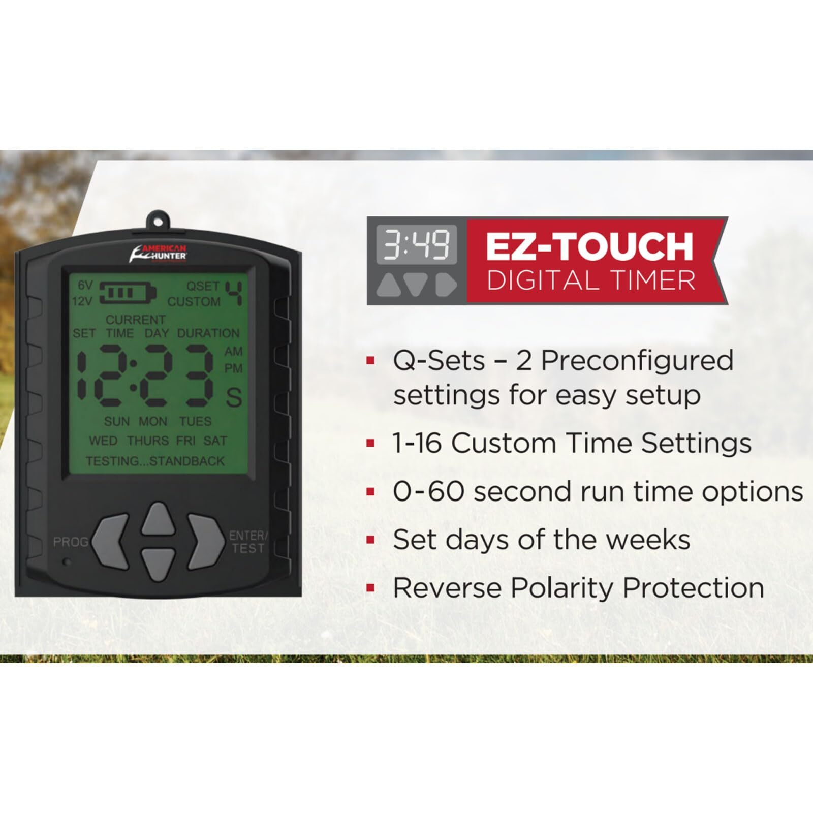 American Hunter XDE Feeder Kit Hunting Versatile Automatic Durable