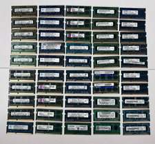 LOT of 50 ASSORTED 2GB PC3-10600S DDR3 Laptop Memory RAM Samsung Kingston Nanya