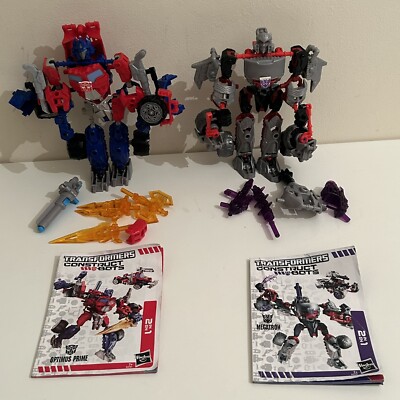 Hasbro Transformers Construct Bots Optimus Prime und Megatron 2 in 1 2013 Konvolut