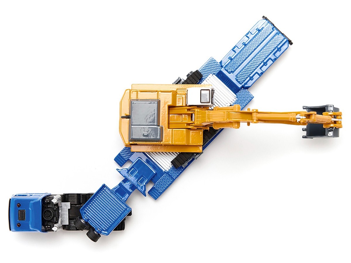 HEAVY HAULAGE TRANSPORTER & LIEBHERR 974 LITRONIC EXCAVATOR