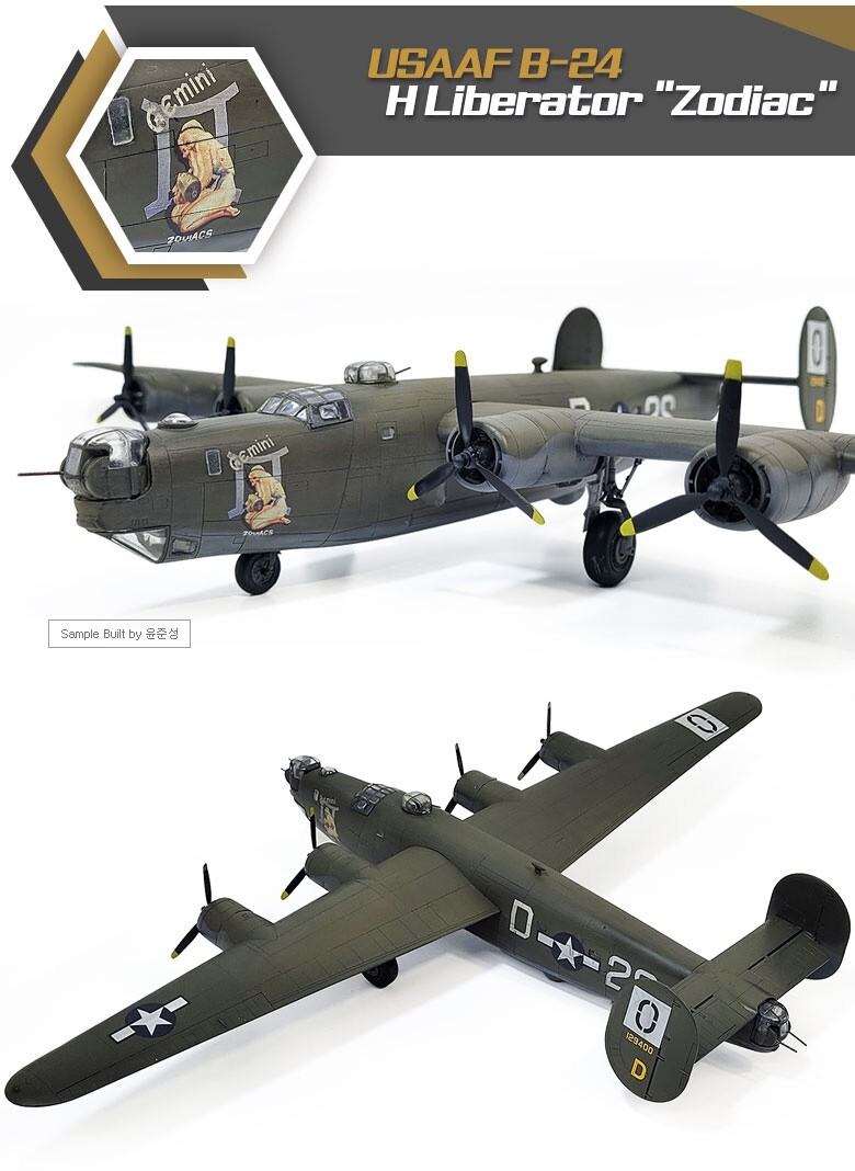Airfix Maker Uçak 1:72Consolidated B-24 Liberator B.VI N:A06010