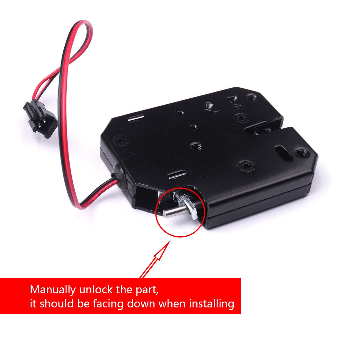 ATOPLEE K01 12V DC 2A Electromagnetic Door Lock – Intelligent Cabinet Lock, Indoor/Outdoor