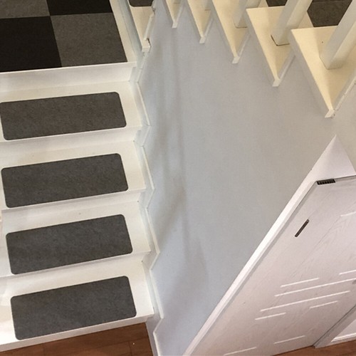 7 PIEZAS Cinta Antideslizante Escaleras Hombre Pisada Autoadhesiva Escaleras Pegatinas - Imagen 2 de 11