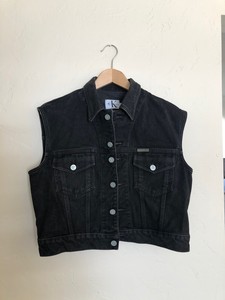 black calvin klein denim jacket