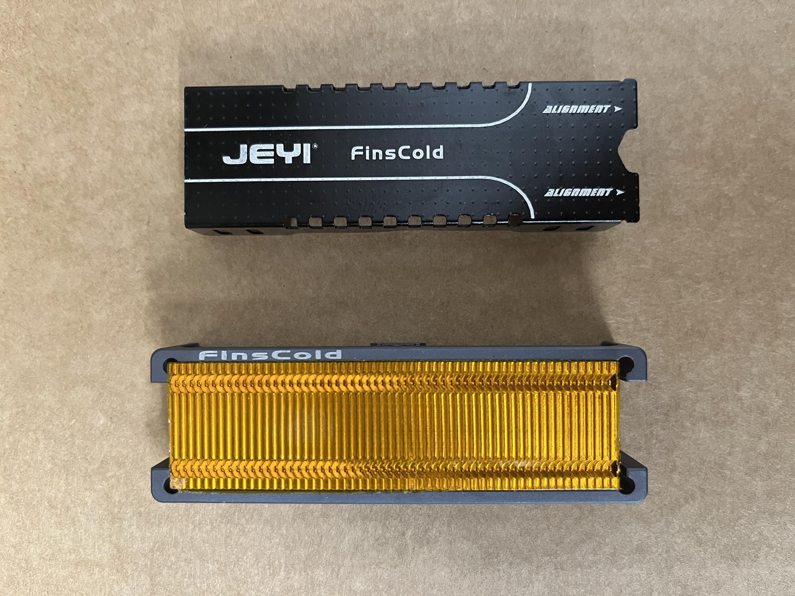 JEYI Q150 M.2 HeatSink Cooper Fins with Aluminum Frame Passive Heat