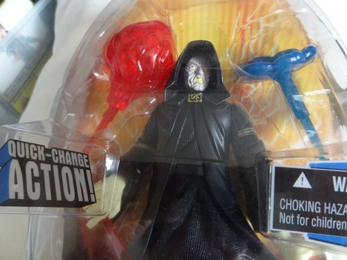 STAR WARS Force Battlers EMPEROR PALPATINE Figure Launches Force Lightning. - Picture 9 of 10