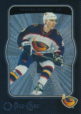 2007-08 O-Pee-Chee BLACK MICROMOTION #32 PASCAL DUPUIS - x/100 Atlanta Thrashers
