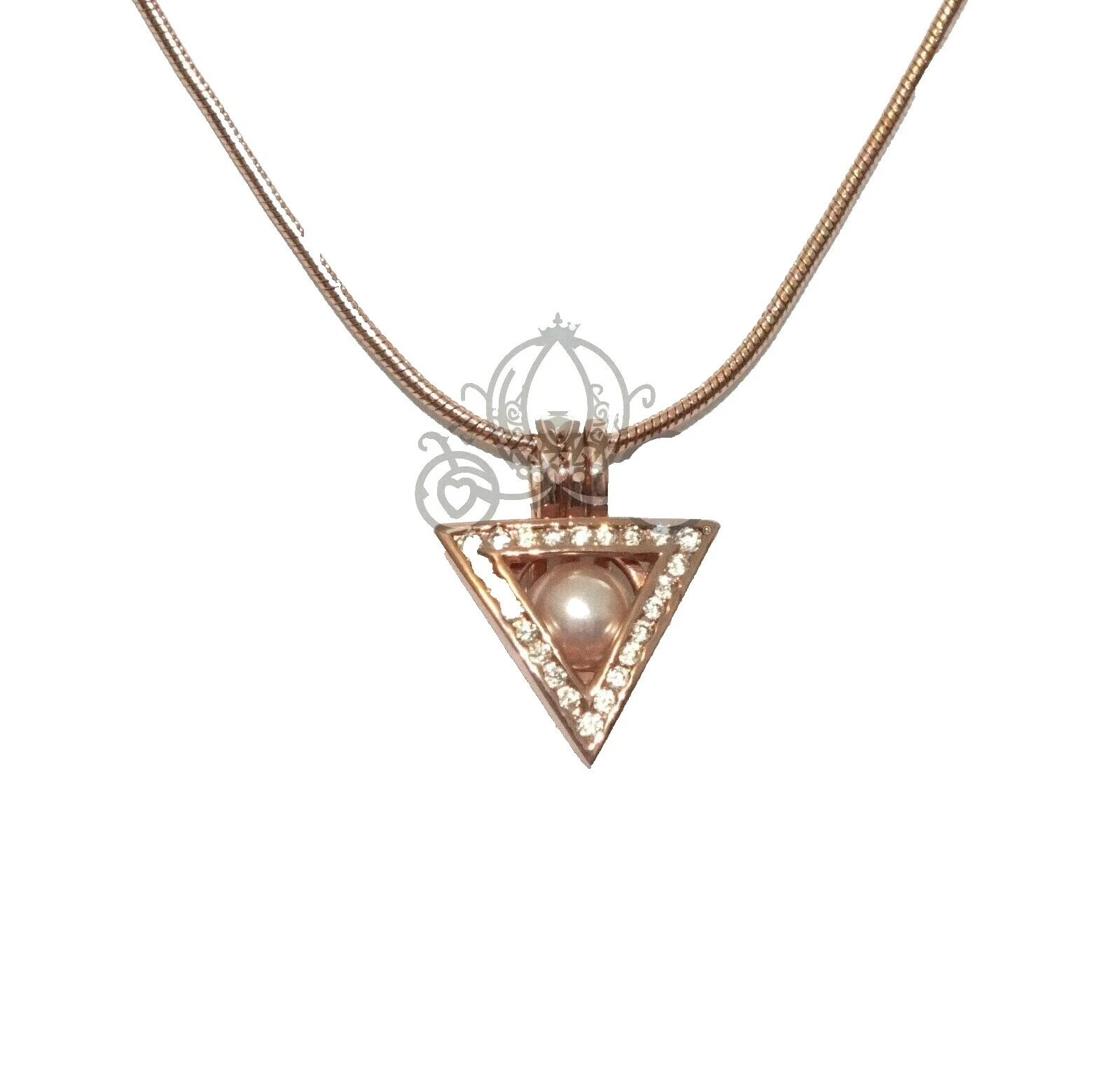 Chapado en Oro Rosa Cristal dibujos animados, personajes de película/TV Moda Collares y Colgantes