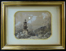 DESSIN ANCIEN ECOLE FRANCAISE DU XIXè GABRIEL-HIPPOLYTE LEBAS 1812 - 1880