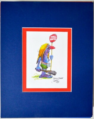 BIG DADDY ED ROTH - TROLL BOOTH Art PRINT Professionally Matted | eBay