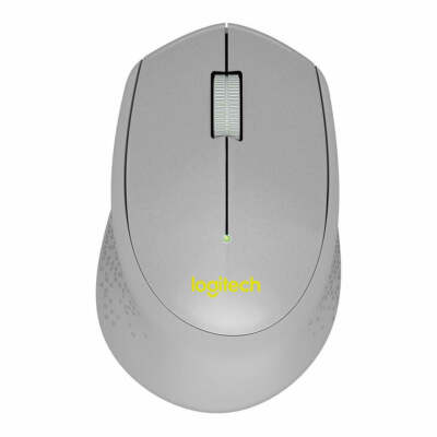 Logitech M330 Silent Plus Kabellose Maus Silber