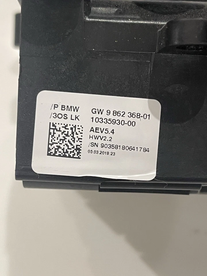 BMW 1 2 3 4 SERIES F20 F22 F30 F32 F36 AUTOMATIC GEAR SHIFTER SELECTOR 7950386 - Image 2 of 3