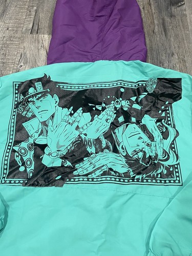 Atsuko JoJo's Bizzare Adventure Stardust Crusaders Color Block Jacke Large NEU - Bild 7 von 13