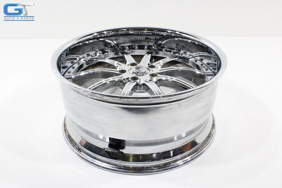 2009 - 2015 BMW 750 F01 F02 REAR WHEEL RIM 22" 10Jx22 & CENTER CAP & TPMS - Image 3 of 4