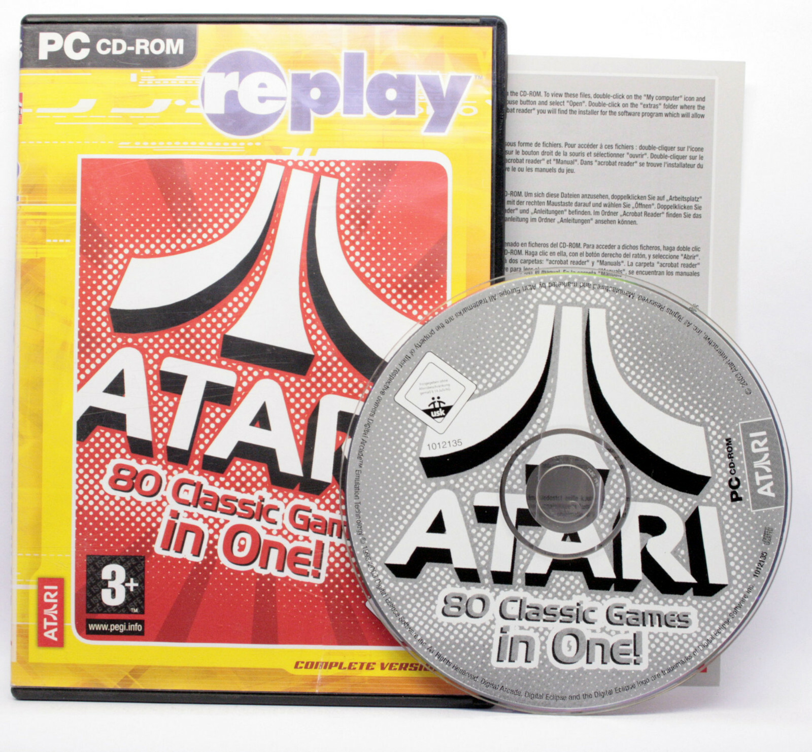 ATARI 80 CLASSIC GAMES IN ONE ! GIOCO PC CD ROM EDIZIONE INGLESE VBC 69805