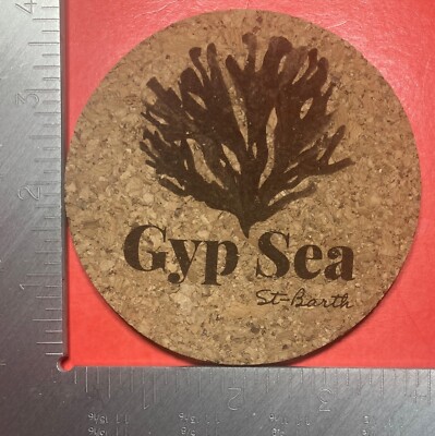 Gyp Sea Saint Barth 3.5 INCH ROUND CORK BEER COASTER