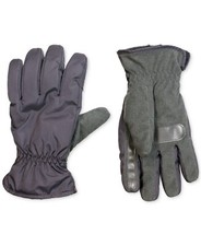 Isotoner Men's Insulated Water-Repellent Touchscreen Gloves, Gray, Size Medium