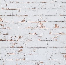 Rollos de papel tapiz de vinilo de yeso sintético moderno blanco rojo envejecido 3D texturizado