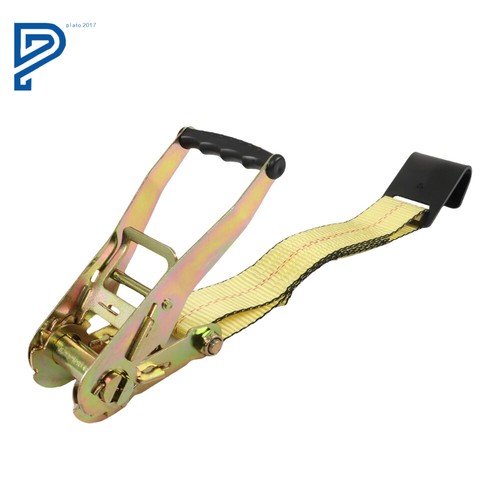 Yellow Ratchet Tie-Down Straps with Flat Hooks 2”x30 Foot Ratche 10pcs - Picture 12 of 16