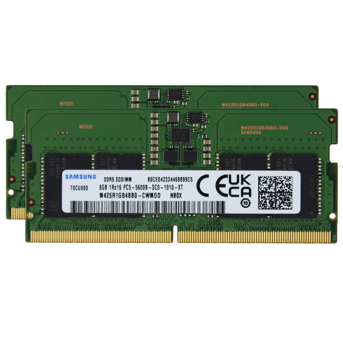 Samsung 2x8GB PC5-44800 DDR5 5600 MHz SODIMM Laptop Memory RAM