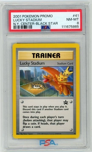 Lucky Stadium (41/53) - PSA 8 - 2001 Pokémon N.Y. Center Promo Black Star