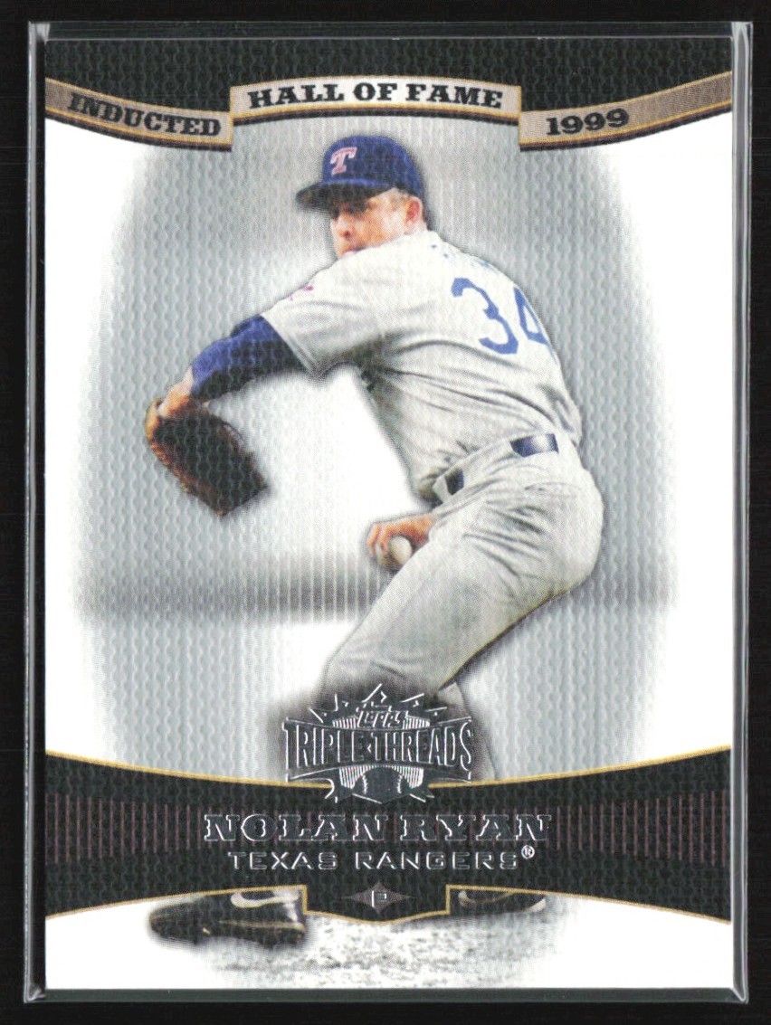 Nolan Ryan 2006 Topps Triple Threads A #34 Texas Rangers
