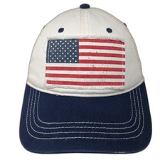 USA Flag Patch Slideback Mesh Back Trucker Hat Multicolor One Size