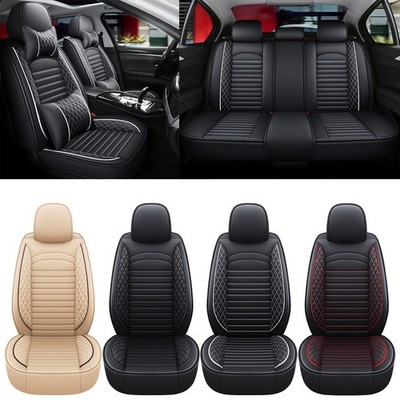 For Mazda 2 3 6 CX-5 Seat Covers Full Set 5-Seat Front Rear PU Leather Protector