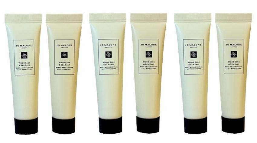 Jo Malone Wood Sage Sea Salt Travel Hand Lotion 6 Pack 0.5 fl oz