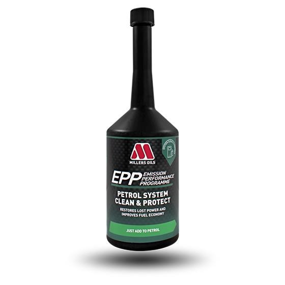 MILLERS EPP Petrol System Clean & Protect - 400ml  Cleans Injectors Carburetor
