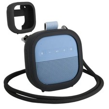 Silicone Case for Bose SoundLink Micro 2nd Gen Speaker, Shockproof Travel Black