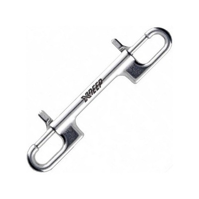 SF-1 TopDeal: XDEEP NX Serie Doppelender 120 mm Edelstahl Doppelkarabiner