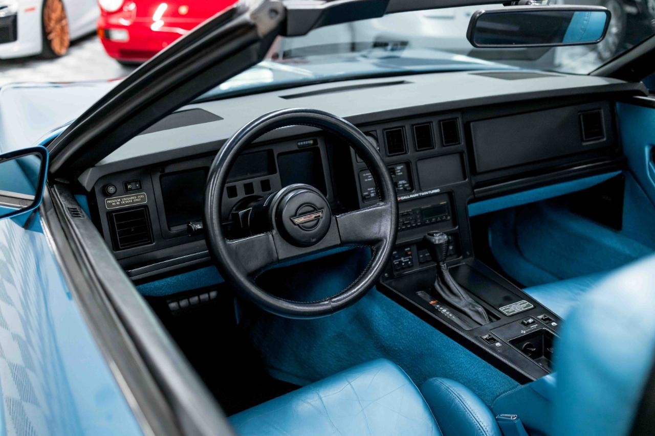 1989 Blue Chevrolet Corvette   | C4 Corvette Photo 2
