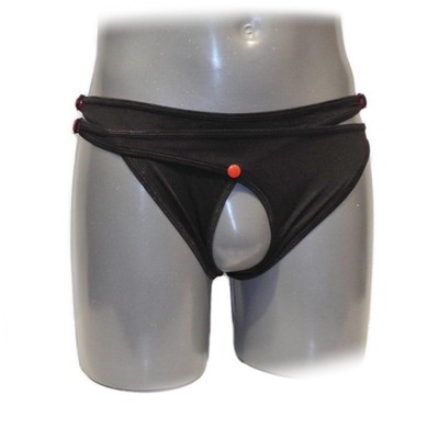 White Cage Bandage Brief Thong (XL)
