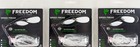 (LOT OF 3) FREEDOM TACKLE SPEED FREAK SPINNERBAIT 3/8OZ SNOWMAN #53157 CP6281 — photo 1