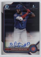 2022 Bowman Chrome Prospect Auto Ronnier Quintero #CPA-RQT Auto 1k5
