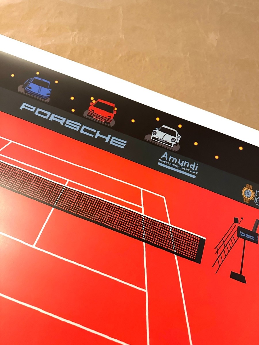 🎾 Jonas Wood Porsche Tennis Grand Prix Poster Beverly Hills 2026