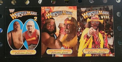 WrestleMania (1993) Coliseum Video Collector Cards II/ III/ IV/ V/ VII/ VIII/ IX