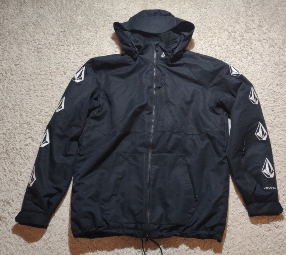 Volcom Iconic Stone Snowboard Jacket Men’s Size L Black Ski Winter Outdoor - Image 2 of 4