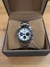 SEIKO Prospex SBDL085 Speedtimer Panda Chronograph Solar SSC813 White Watch Box