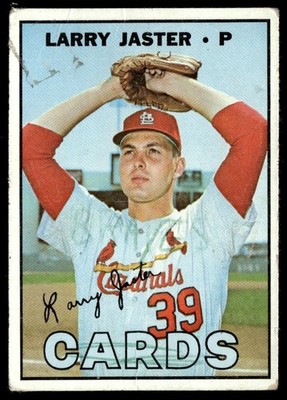 1967 Topps Larry Jaster (MK) RC St. Louis Cardinals #356