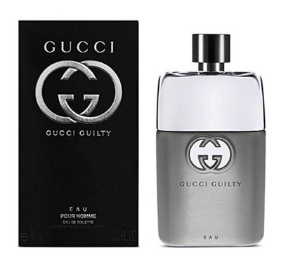 Gucci Guilty Eau by Gucci Eau De Toilette Spray 3 oz for Men New Free Shipping